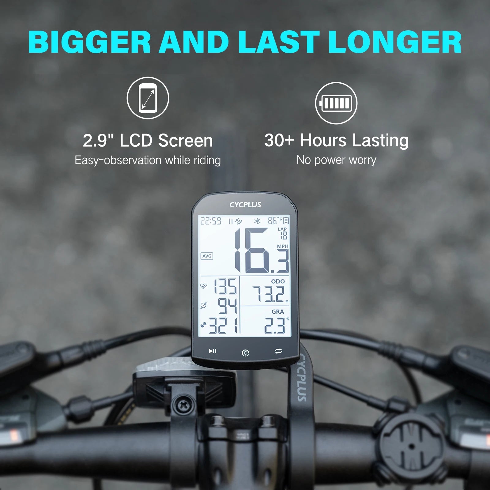CYCPLUS M1 GPS Bicycle Computer - Enterprise Express