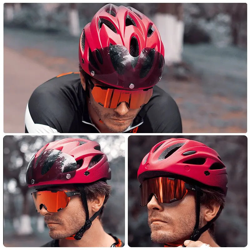 ENTERPRISE EXPRESS Bike Helmet with LED Tail Light - Enterprise Express