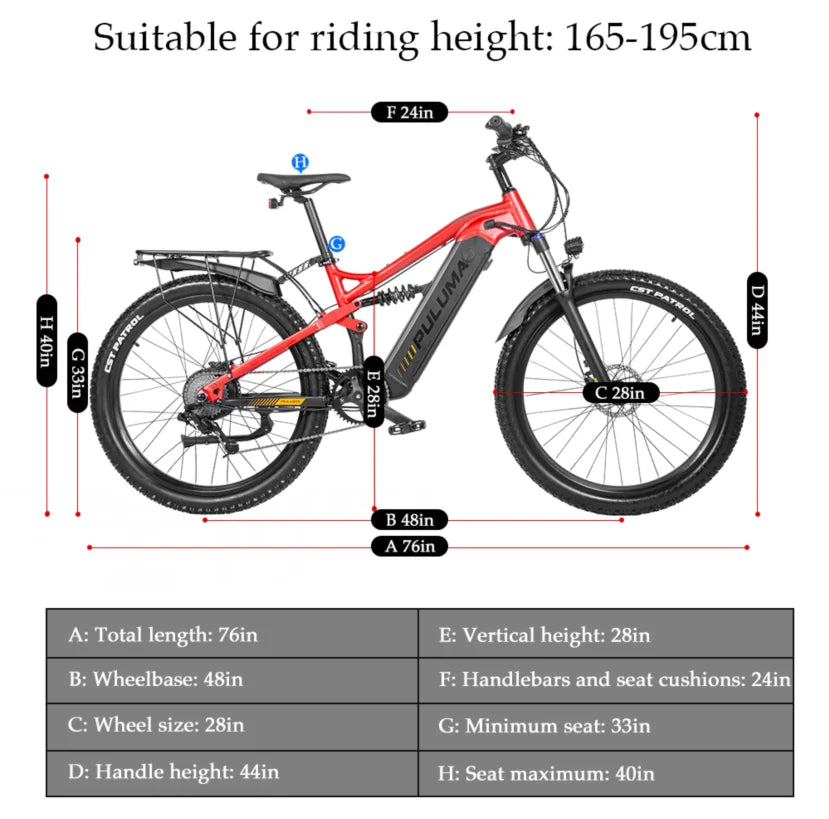 PULUMA PH001 Luxury Electric Bike - Enterprise Express