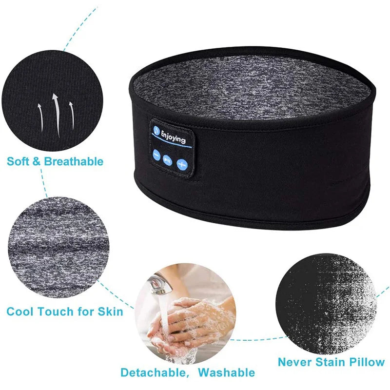 CUIMENG Bluetooth Wireless Headphones Sleep Eye Mask - Enterprise Express