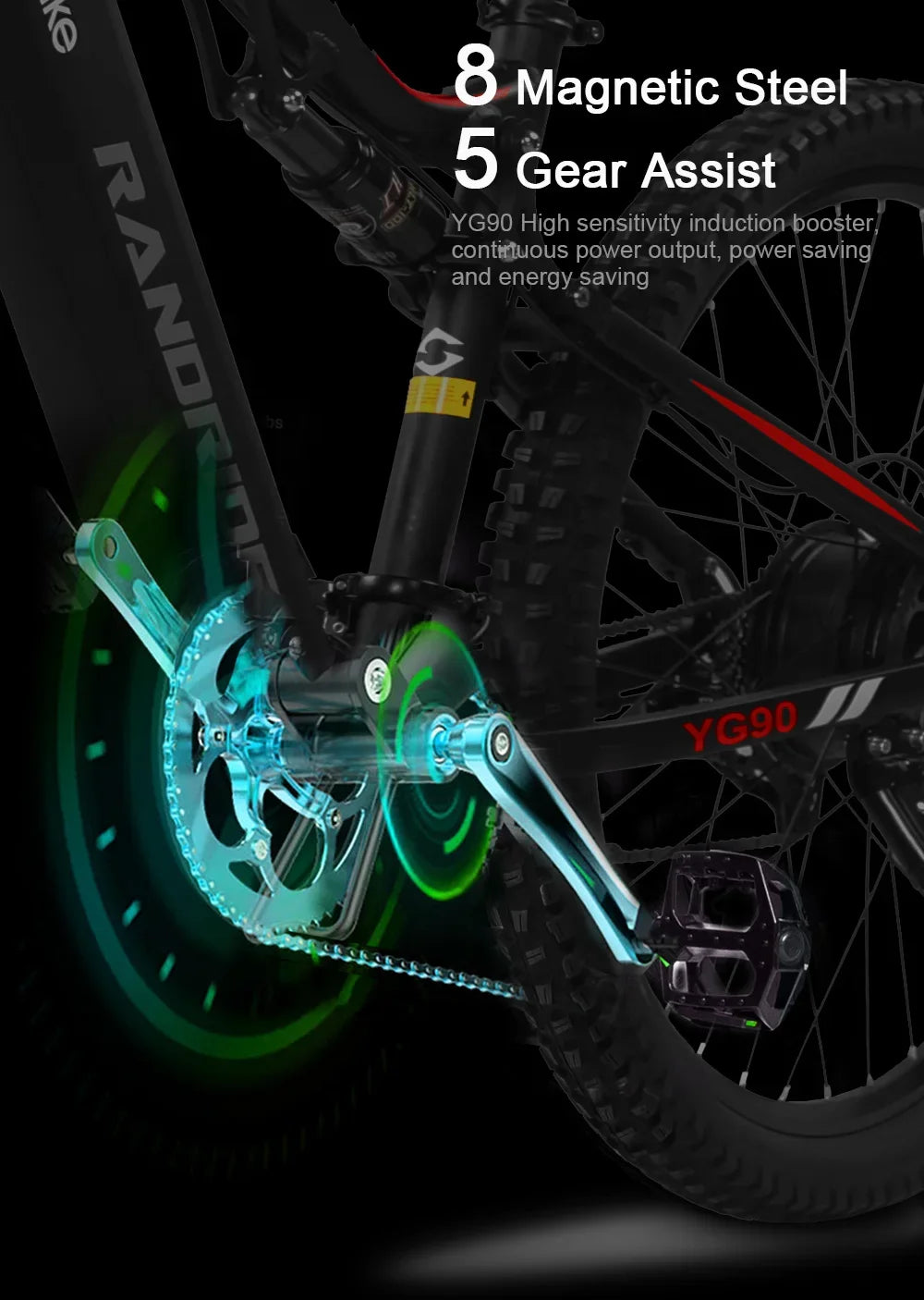 RANDRIDE YG90 Multifunctional Electric Bike - Enterprise Express