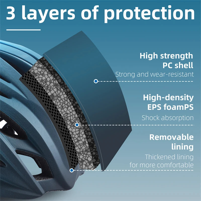 WEST BIKING Ultralight Integrally-Molded Helmet - Enterprise Express