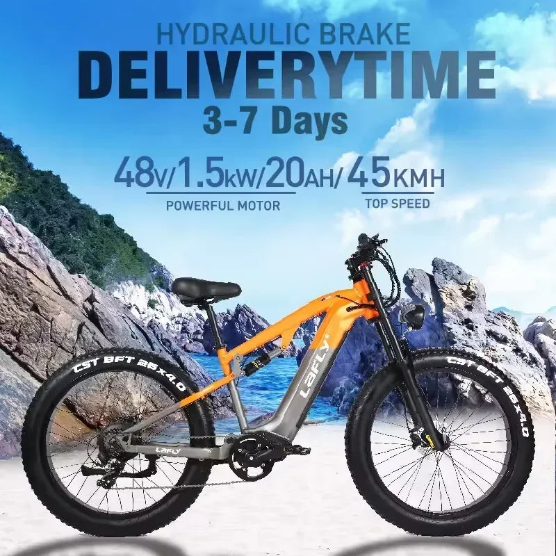 LAFLY RV800 Luxury Electric Bike - Enterprise Express