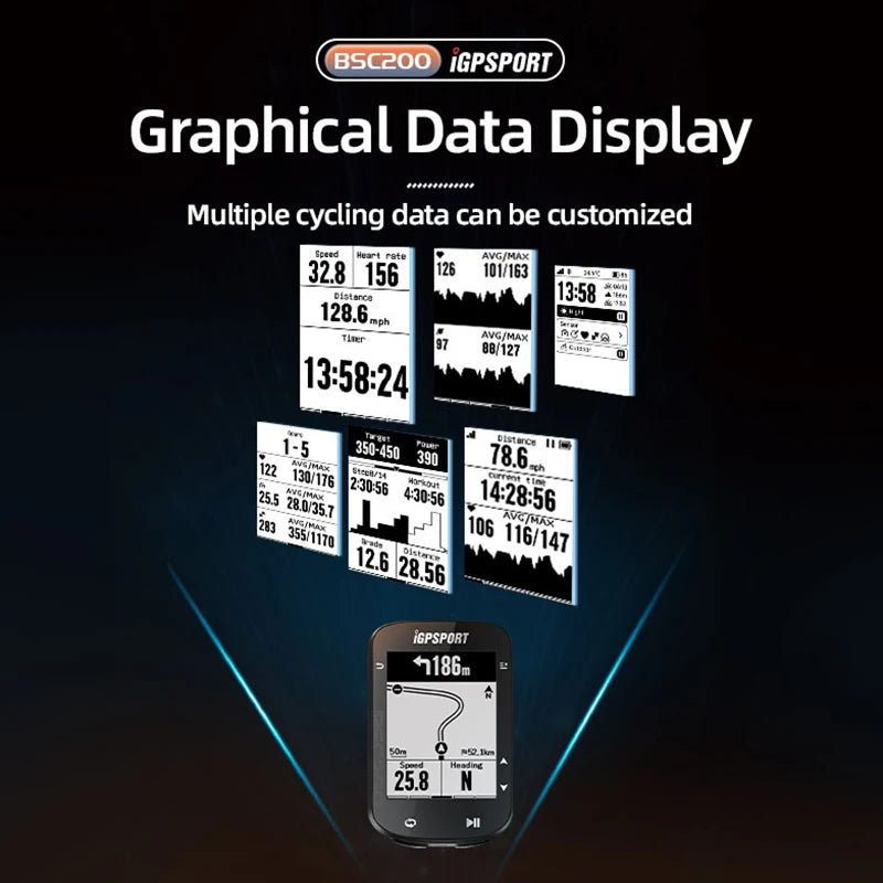 iGPSPORT BSC200 GPS Cycle Bike Computer - Enterprise Express