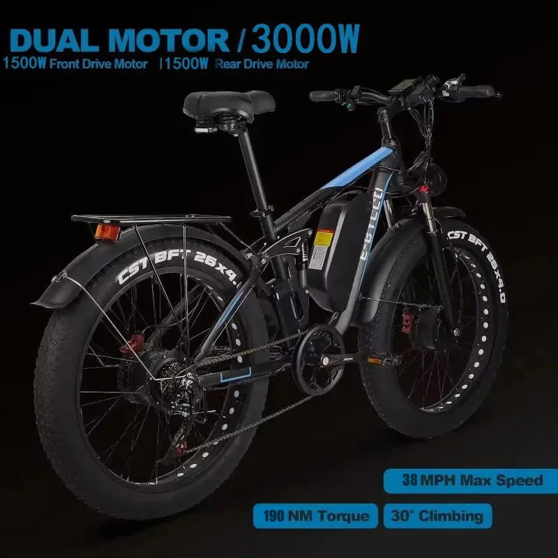 LAFLY EB7 Pro Multifunctional Electric Bike - Enterprise Express