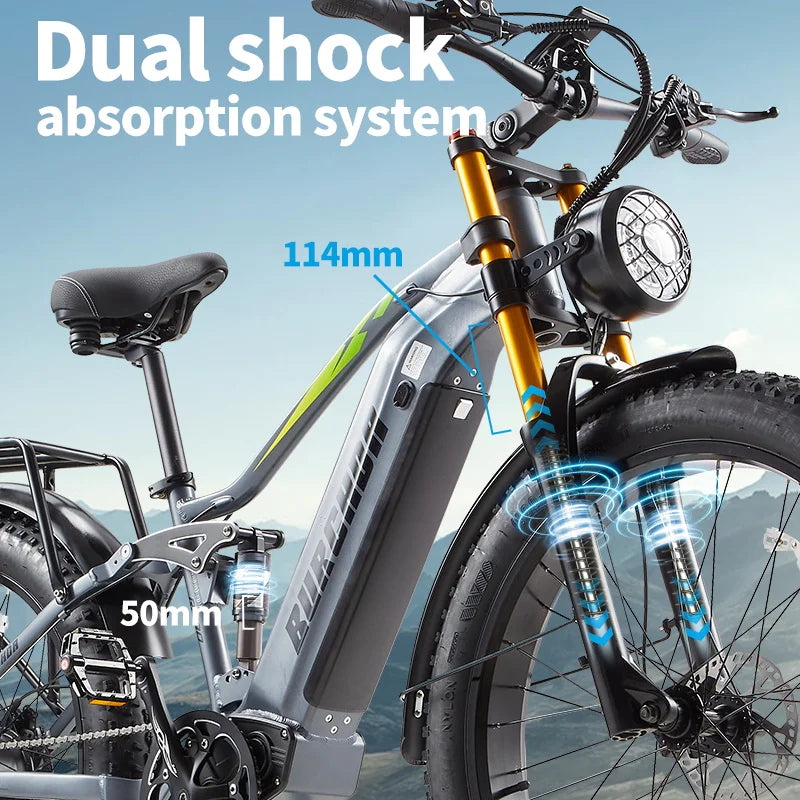 BURCHDA RX80 Luxury Electric Mountain Bike - Enterprise Express