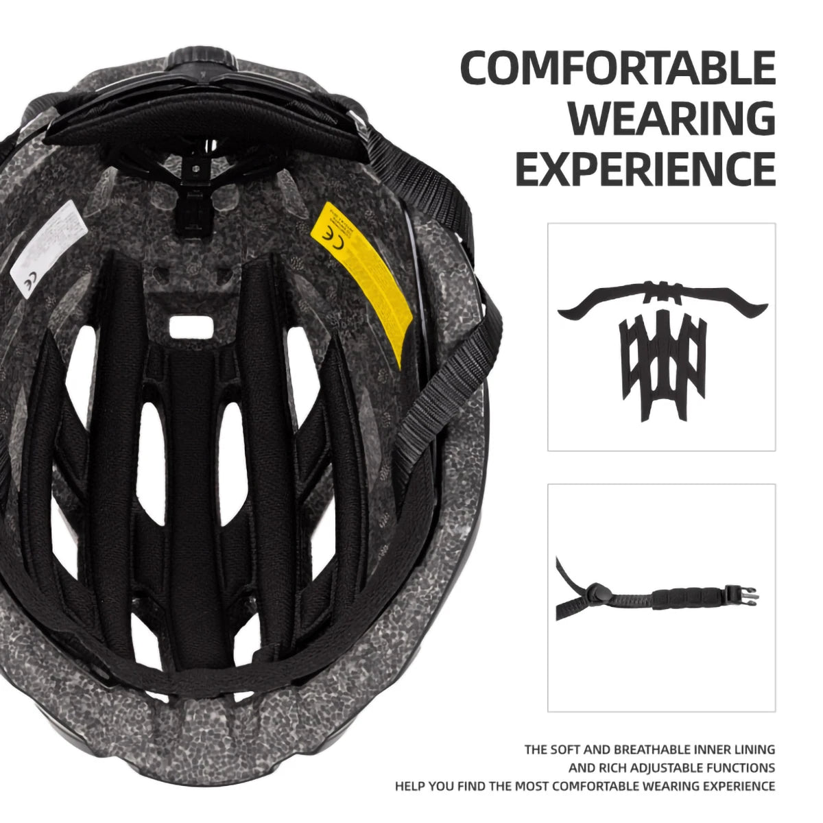 PJT Bicycle Helmet Men's Ultralight Taillight LED MTB Road Bike Helmet Cycling Motorcycle Electric Scooter Safty Cycling Helmet - Enterprise Express