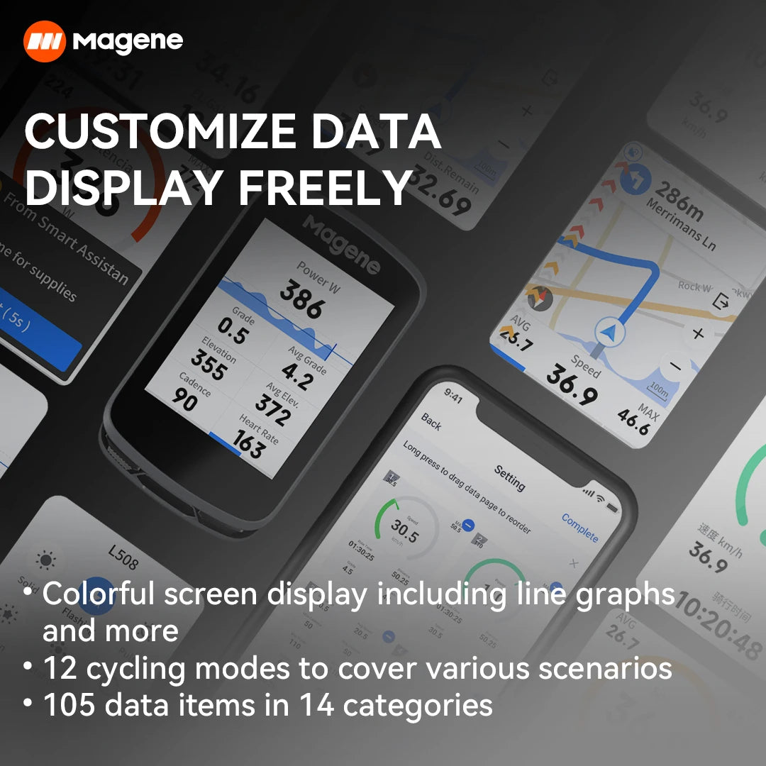 Magene C506 GPS Bike Computer - Enterprise Express